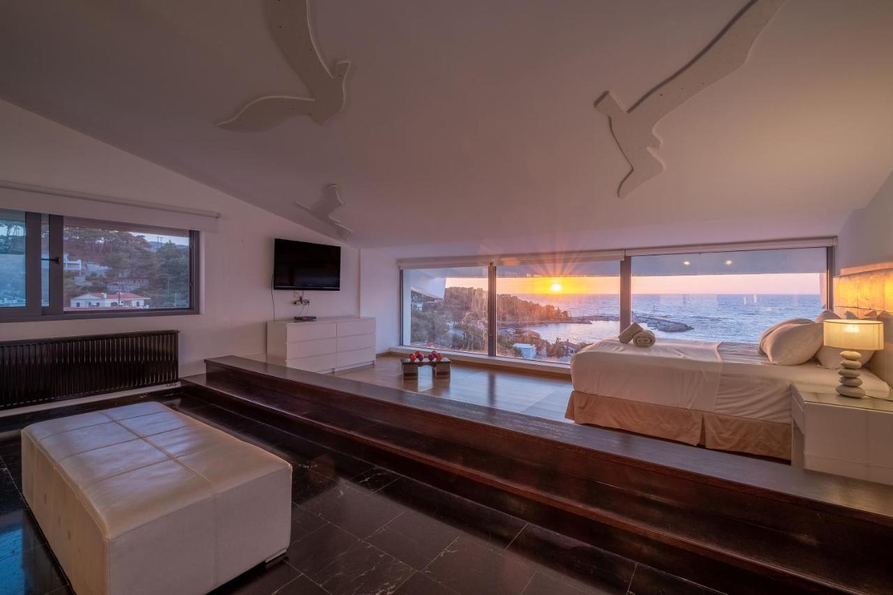 Icarus Luxury Beachfront Villa Gialiskari  Dış mekan fotoğraf