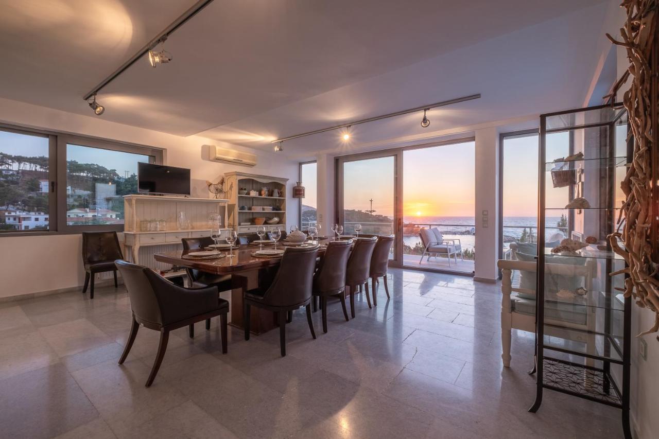 Icarus Luxury Beachfront Villa Gialiskari  Dış mekan fotoğraf