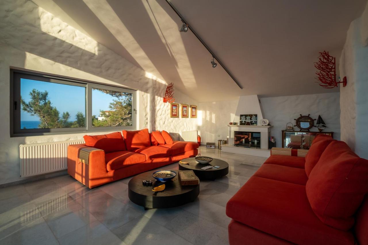 Icarus Luxury Beachfront Villa Gialiskari  Dış mekan fotoğraf