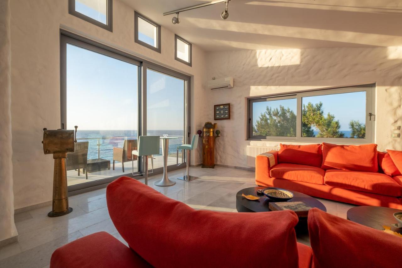 Icarus Luxury Beachfront Villa Gialiskari  Dış mekan fotoğraf