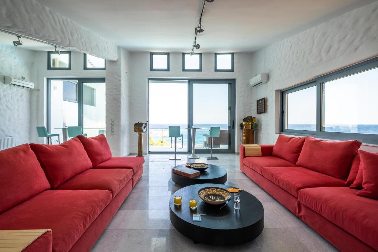 Icarus Luxury Beachfront Villa Gialiskari  Dış mekan fotoğraf
