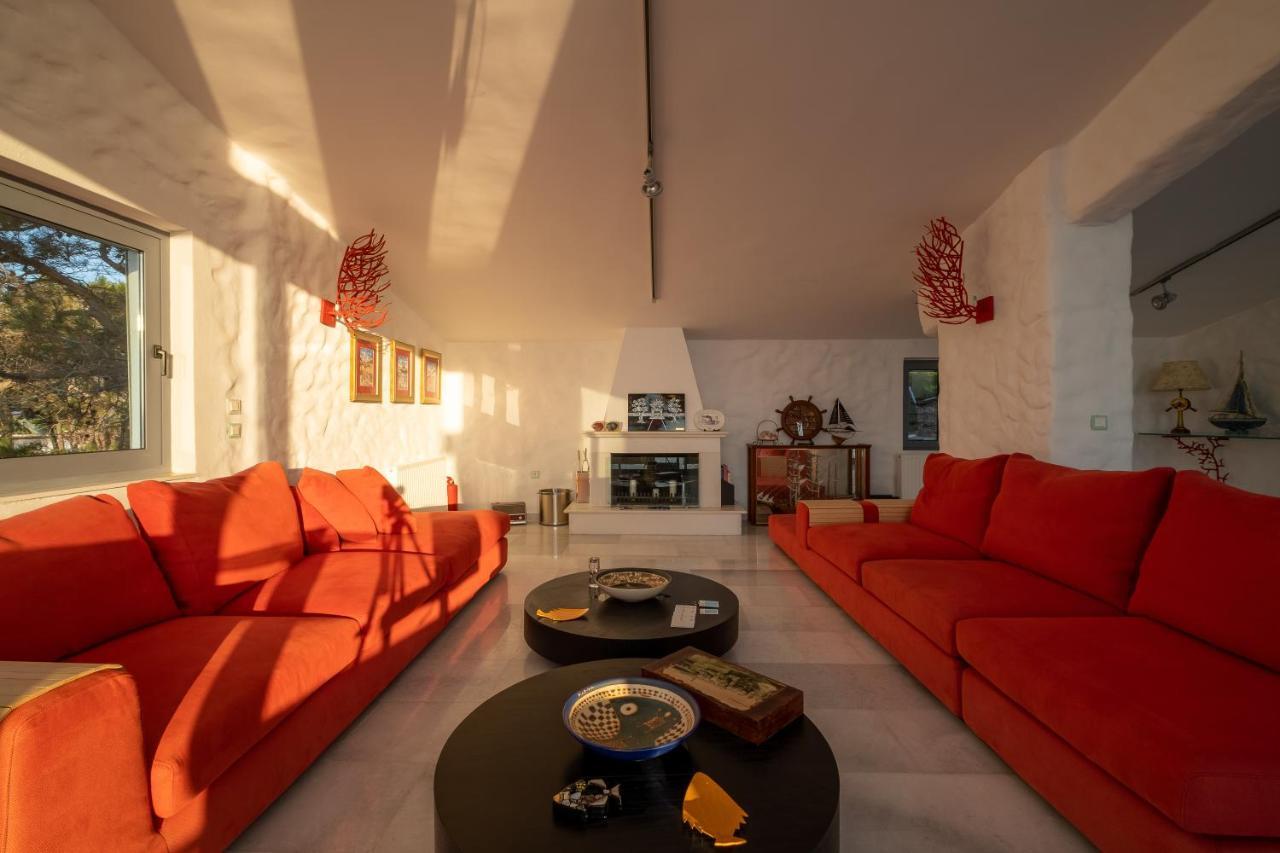 Icarus Luxury Beachfront Villa Gialiskari  Dış mekan fotoğraf