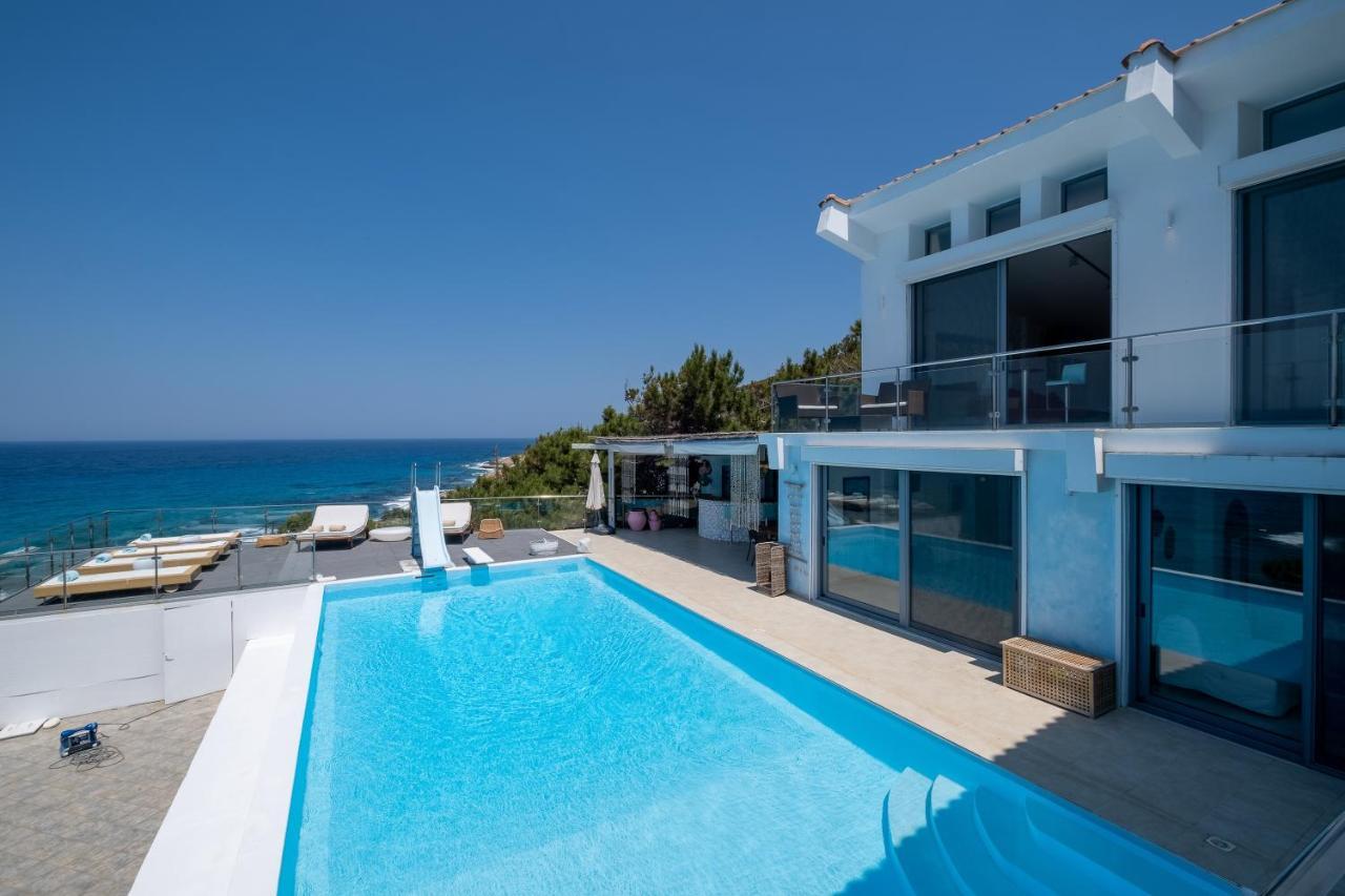 Icarus Luxury Beachfront Villa Gialiskari  Dış mekan fotoğraf