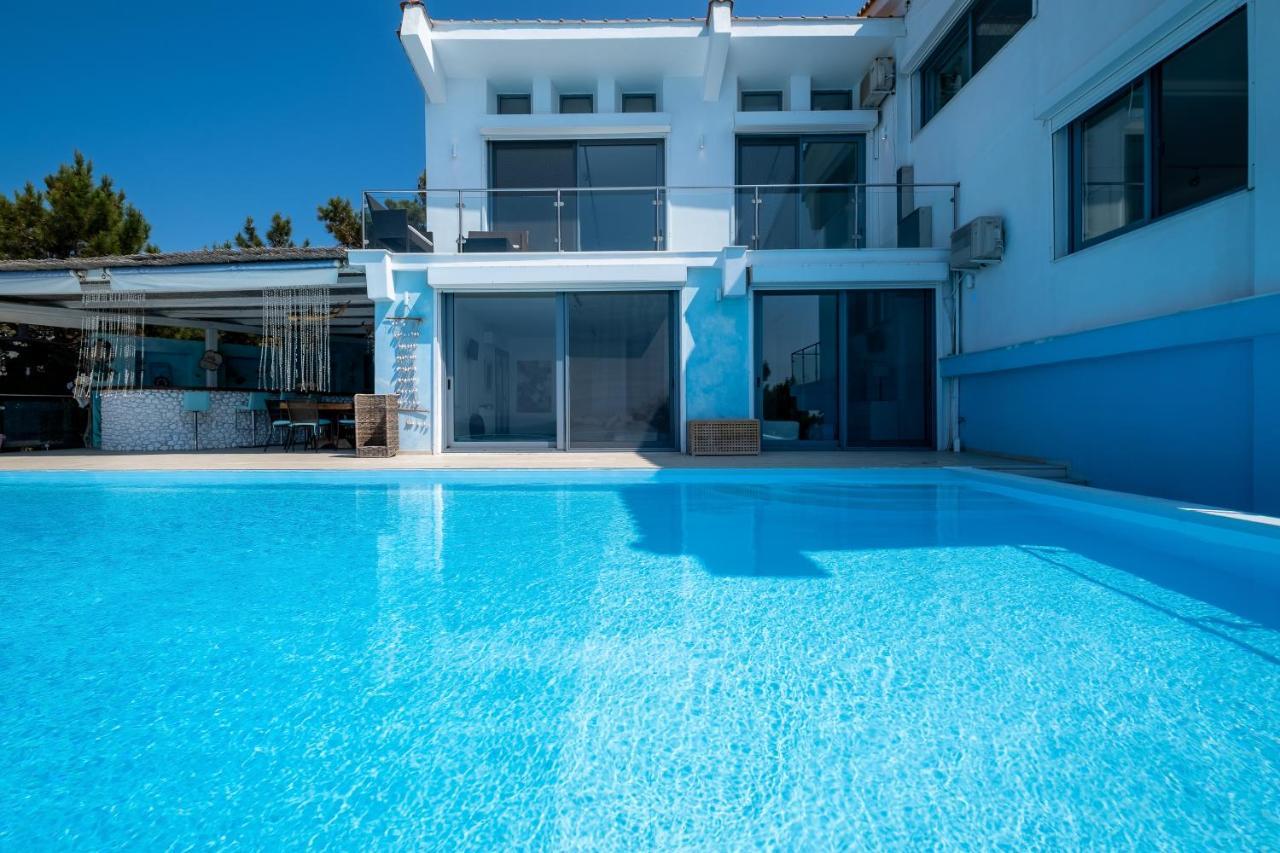 Icarus Luxury Beachfront Villa Gialiskari  Dış mekan fotoğraf